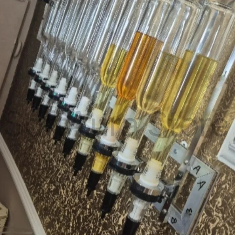 Perfume Fragrance Dispenser - Rak Display Kaca Lurus 12 Kepala