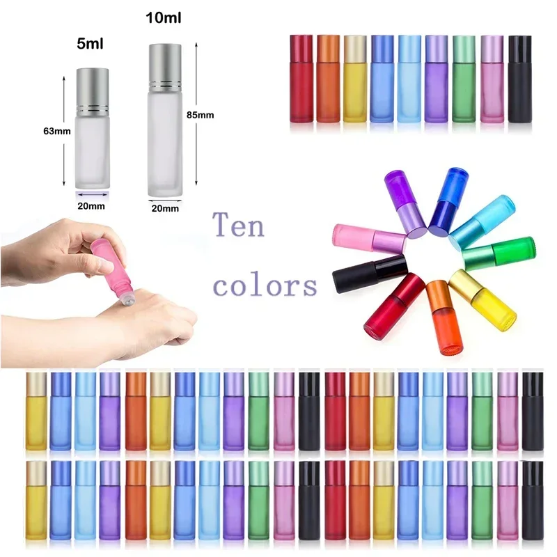 Perfume Fragrance Dispenser - 10/30/50 Buah 5-10Ml Botol Rol Kaca