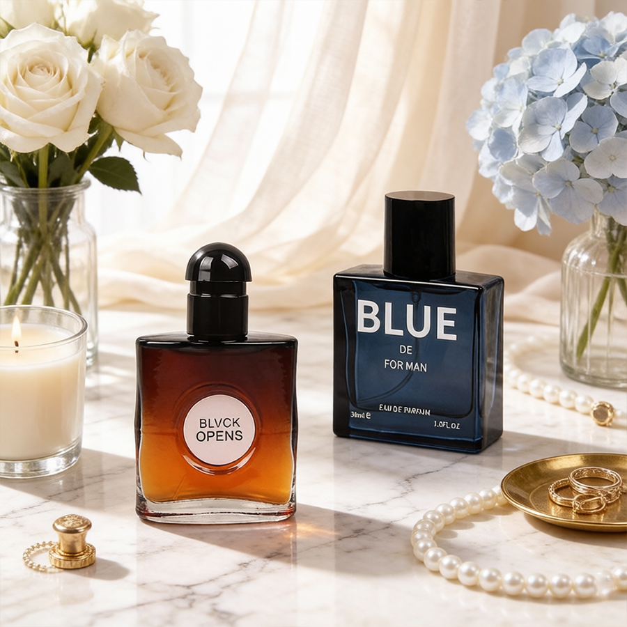 Perfume Light Fragrance - Parfum Biru untuk Pria dan Wanita,