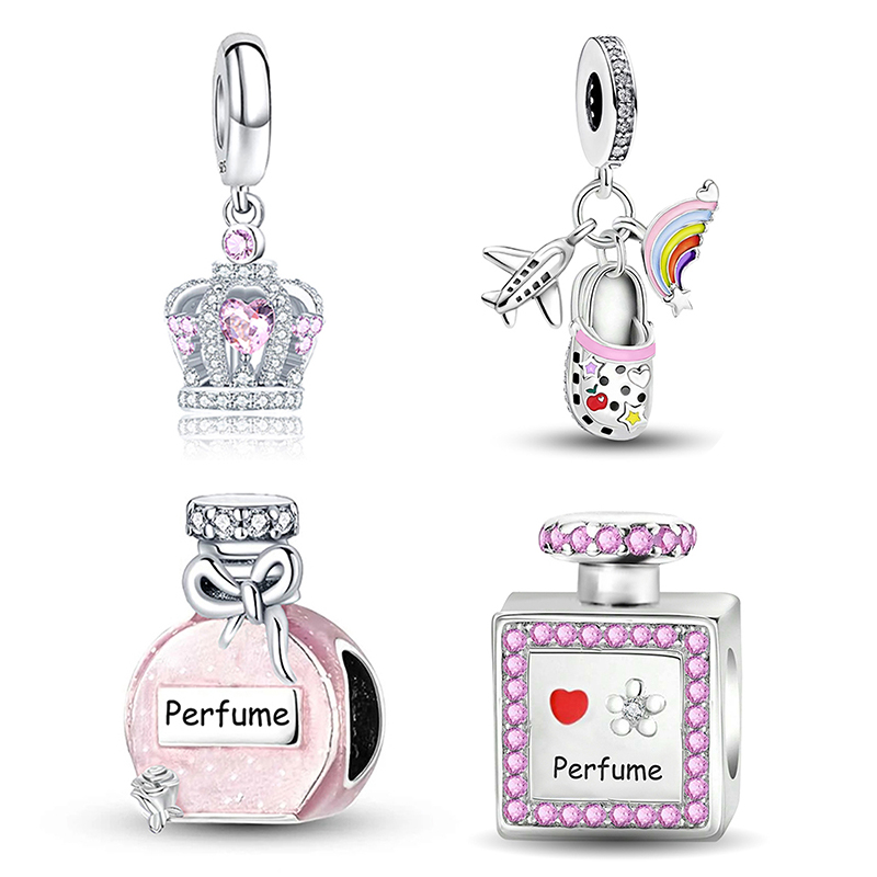 Perfume Fine Fragrance - 925 Perak Murni Mahkota Merah Muda