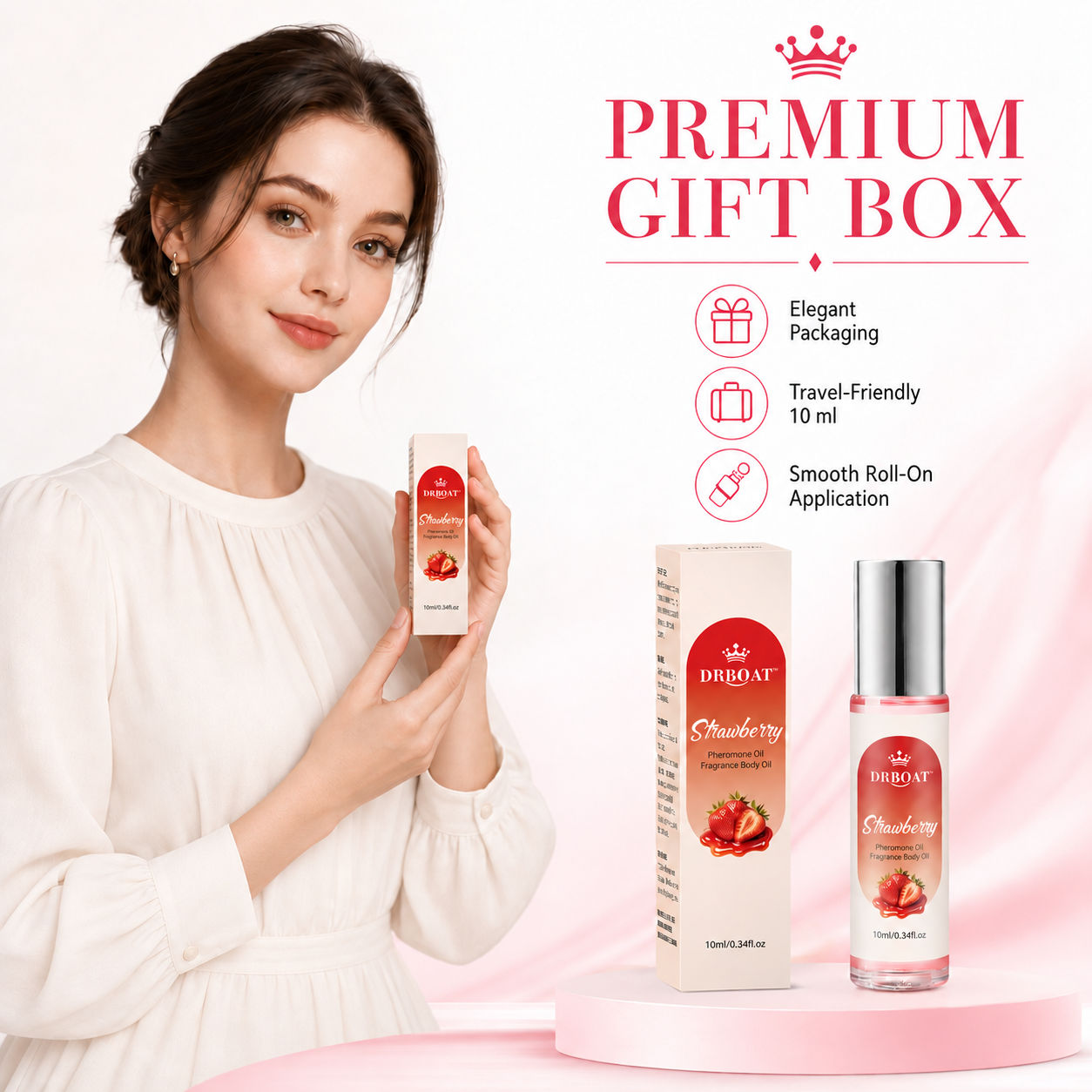 Perfume Her Fragrance - Minyak Parfum Roll-On Aroma Stroberi untuk