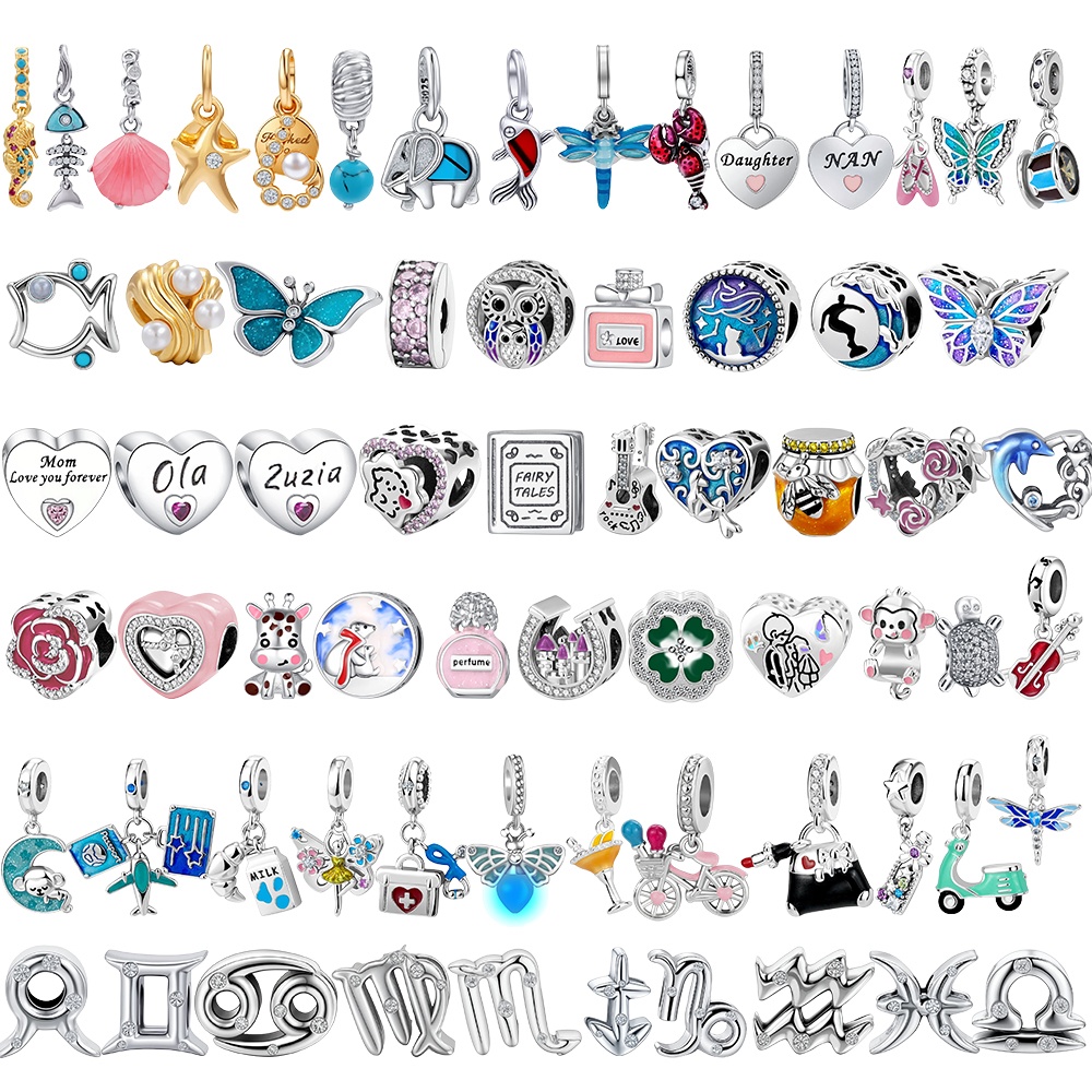 Manik-manik Charm Perak Sterli - Perfume Fine Fragrance ulasan dan harga