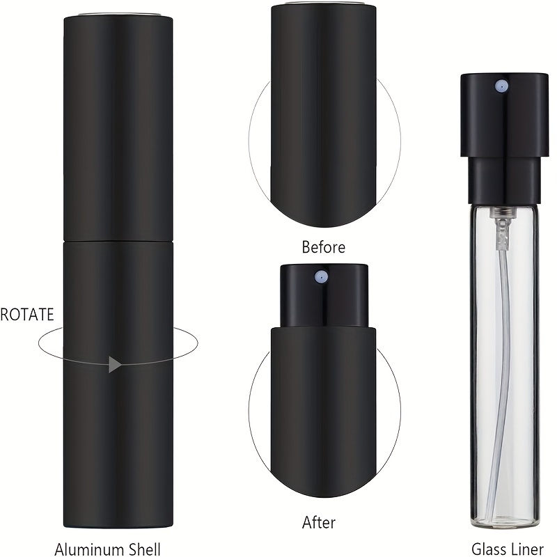 3 Set Botol Parfum Semprot 10m - Perfume Fragrance Dispenser ulasan dan harga