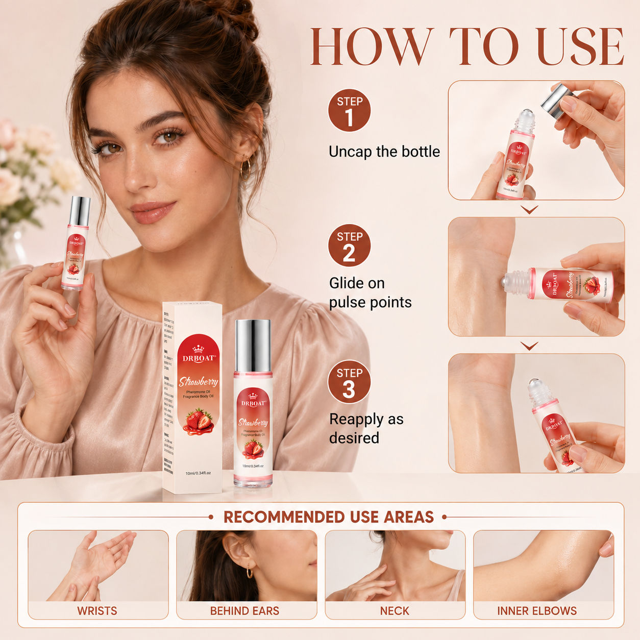 Minyak Parfum Roll-On Aroma St - Perfume Her Fragrance ulasan dan harga